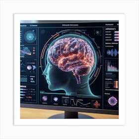 Ai Powered Medical Diagnosis Art Print