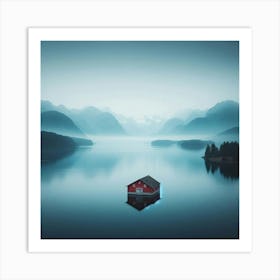 House On A Lake Art Print