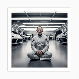 Steve Jobs In Space 2 Art Print