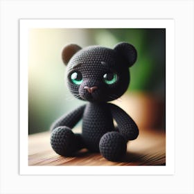 Amigurumi, Panther 1 Art Print