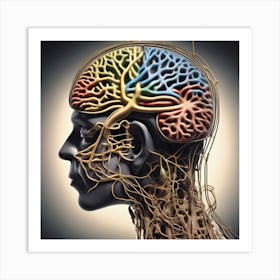 Human Brain 29 Art Print