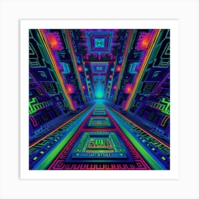 Futuristic Spaceship 3 Art Print