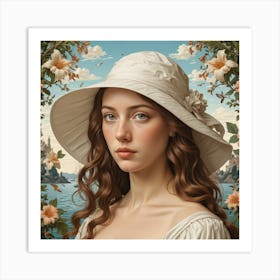 'The Girl In The Hat' Art Print