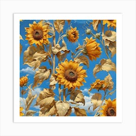 Sunflowers Art Print