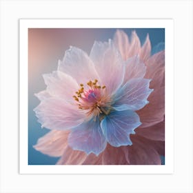 Translucent Flower Art Print