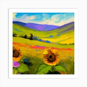 Sunflower Art Print