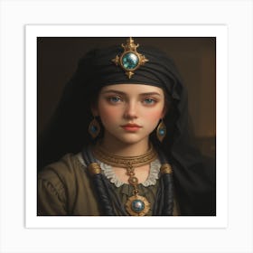 Egyptian Girl Art Print