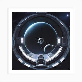 Space Station 37 Art Print
