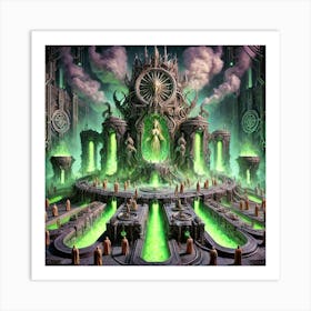 Temple Of Aphraxis Art Print