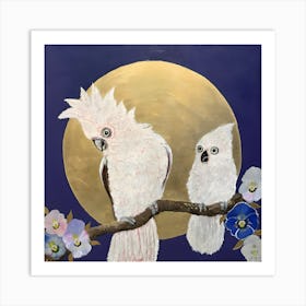 Cockatoos 1 Art Print