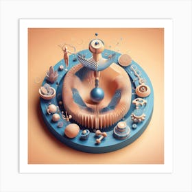 3d Illustration 1 Art Print