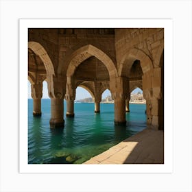 Arches Of A Mosque Art Print