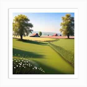 Landscape Painting 80 Art Print