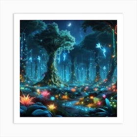 Fairy Forest 2 Art Print