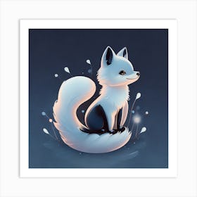 Fox art Art Print