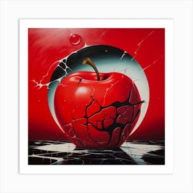 Red Apple Art Print