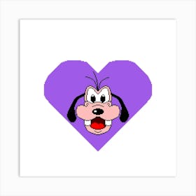 Goofy Heart Art Print