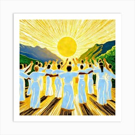 Heavenly Choir Art Print