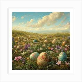 Easter Eggs 2 Art Print