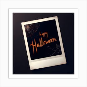 Halloween E Card Art Print