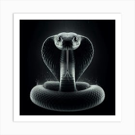 Black Cobra 1 Art Print