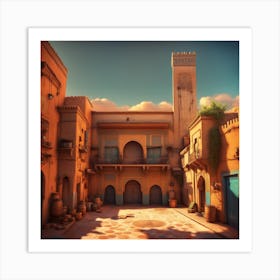 Morocco City Art Print