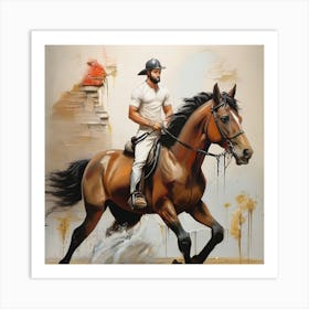 'Horse Riding' Art Print