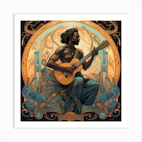 Acoustic Guitar Art Print