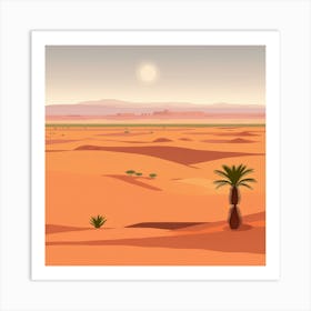 Desert Landscape 54 Art Print