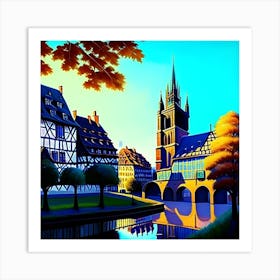 Französisches Burg Art Print