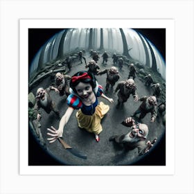 Snow White And The Seven Dwarfs 10 Art Print