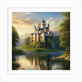 Fairytale Castle 16 Art Print