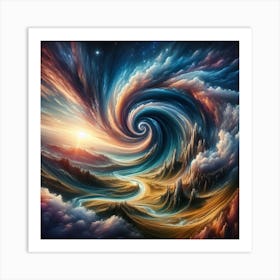 Psychedelic Painting Art Print