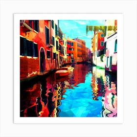 Venice Grand Canal - Waterway Art Print