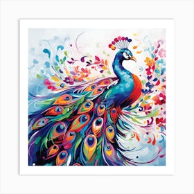 Peacock 3 Art Print