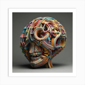 Paper Sculpture Art Print