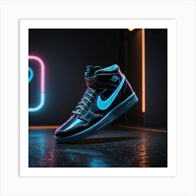 Nike Dunk High Neon Art Print