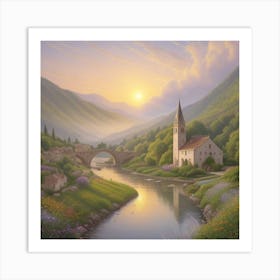 A Breathtakingly Romantic Land Art Print