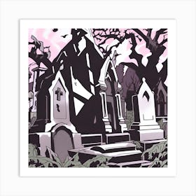 Graveyard 8 Art Print