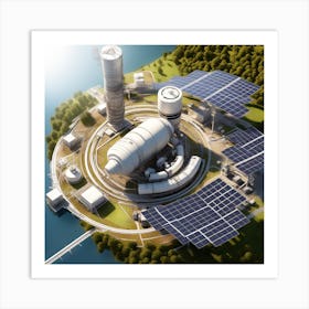 Solar Power Plant 1 Art Print