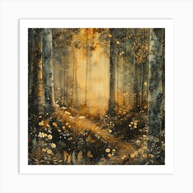 Forest Path Art Print