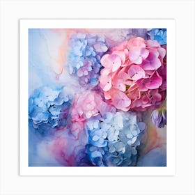 Hydrangeas 4 Art Print