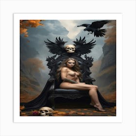 Crow00 Art Print