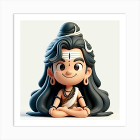 Lord Shiva 7 Art Print