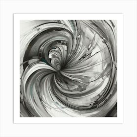 Abstract Swirl Art Print