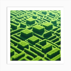 Maze Stock Videos & Royalty-Free Footage Art Print