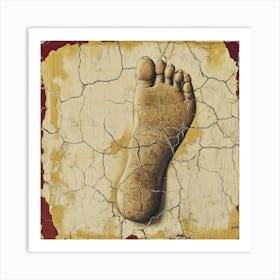 Foot Print Art Print