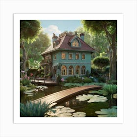 Lily Pond Art Print