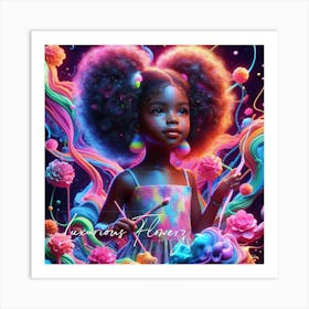 It’s your world baby girl Art Print