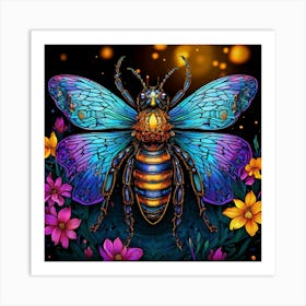 Beeee Art Print